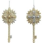 Plastic sleutel 2A 14 cm ornament