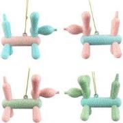 Plastic ballon hond 4A 8,5 cm ornament