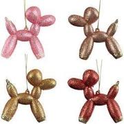 Plastic ballon hond 2A 9 cm ornament III