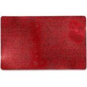 Placemat Ice crystal 30x45cm red