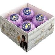 Kerstballen set plastic Harry Potter Star Gaze 4 stuks 7,5 cm