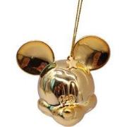 Resin 3D Mickey goud hoofd 5 cm ornament