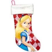 Kerstsok polyester Alice in Wonderland 45 cm