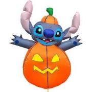 Opblaasfiguur polyester Stitch pompoen 106 cm