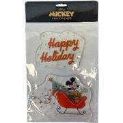Raamstickers PVC Mickey&Friends glitter gel A4 30 cm