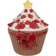 Clayre & Eef Voorraadpot Deksel 18x16x20 cm Bruin Keramiek