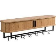 Furnilux kapstok 120x24x32 cm - XXXL - Wandkapstok Kiruna - 12 haken -...