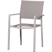 WOOOD Fowl Tuinstoel - Aluminium/Textileen - Zand - Set van 2