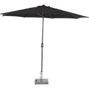 Lotus parasol - Ø300 cm - carbon black - zwart