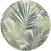 Naturalis karpet - Ø160 cm - palm leaf green