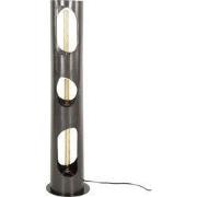 Vloerlamp Cilinder - Zwart Metaal - 25x25x100cm