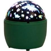 Projector dino's 13x11,5 cm groen
