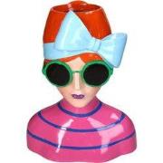 URBANJNGL - Vase Fashion Lady ‘Larissa’ 24x17x30cm - Waterproof - Deco...