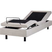 DUKE - Eenpersoonsbed - Beige - 80 x 200 cm - Polyester