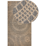 ARIBA - Jute vloerkleed - Grijs - 80 x 150 cm - Jute