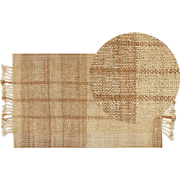 KARKIN - Modern vloerkleed - Lichtbeige - 80 x 150 cm - Jute
