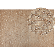 DADAY - Jute vloerkleed - Beige - 160 x 230 cm - Jute
