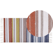 TOZAKLI - Modern vloerkleed - Multicolor - 80 x 150 cm - Polyester