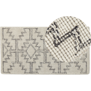 URLA  - Vloerkleed - Lichtbeige - 80 x 150 cm - Wol