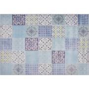 INKAYA - Laagpolig vloerkleed - Lichtgrijs - 140 x 200 cm - Polyester