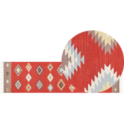 LORUT - Kelim vloerkleed - Meerkleurig - 80 x 300 cm - Katoen