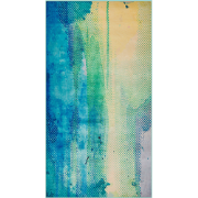 SUSUZ - Laagpolig vloerkleed - Marineblauw - 80 x 150 cm - Polyester