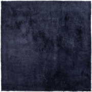 EVREN  - Shaggy vloerkleed - Donkerblauw - 200 x 200 cm - Polyester