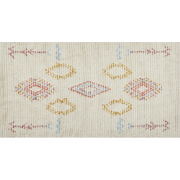 BETTIAH - Laagpolig vloerkleed - Beige - 80 x 150 cm - Katoen