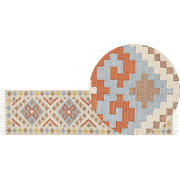 ATAN - Kelim vloerkleed - Meerkleurig - 80 x 300 cm -  Katoen