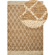 ZORAVA - Laagpolig vloerkleed - Beige - 200 x 300 cm - Jute