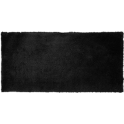 EVREN  - Shaggy vloerkleed - Zwart - 80 x 150 cm - Polyester