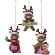 Resin rendierbakker 3A 9 cm ornament