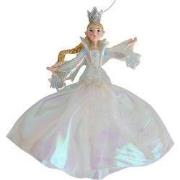 Resin opalescent sneeuwkoningin 14 cm ornament