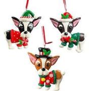 Kleideeg hond 3A 9,5 cm ornament III