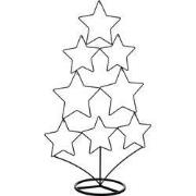 Decoratie kerstboom zwart l36xb16xh58cm