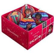 Kerstballen set polyfoam Encanto 4 stuks 8,3 cm II