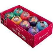 Kerstballen set polyfoam Encanto 8 stuks 6,5 cm