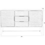 Housecraft Living Webster Dressoir/ Kast Hoog Teakhout Bruin