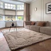 Hoogpolig vloerkleed Furr bruin - Interieur05 - Polyester