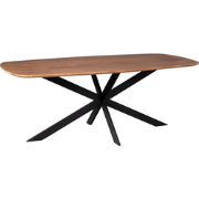 Starfurn - Eettafel Elegance - Bruin - 100x200x76 cm