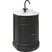 Zwarte wastafelmeubel mini HAUSMLANN