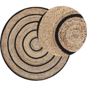 BUKSE  - Vloerkleed - Beige - 140 cm - Jute