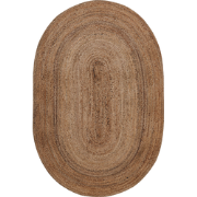 DEMIRCI - Laagpolig vloerkleed - Beige - 100 x 150 cm - Jute