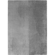 JOY Effen Soft Vloerkleed – 100% Polyester – Anti-Slip - Zilver- 160x2...