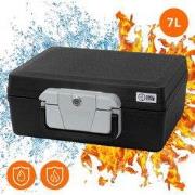 Documentenbox DIN A4 39x33x16 cm 7L Brandwerende waterdichte documente...