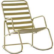 TURI - Schommelstoel - Olijfgroen - Aluminium