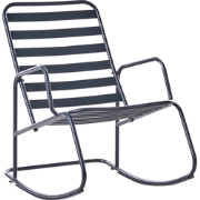 TURI - Schommelstoel - Zwart - Aluminium