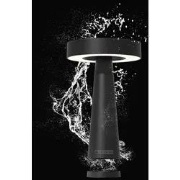 Newdes | Tip |  Oplaadbare Tafellamp| Zwart