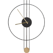 ANNIVIERS - Wandklok - Zwart - Staal