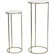 Light & Living - Zuil RICARDO - Ø41x102cm - Wit - Set van 2